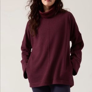 Athleta Cozy Karma Funnel Neck Sweatshirt